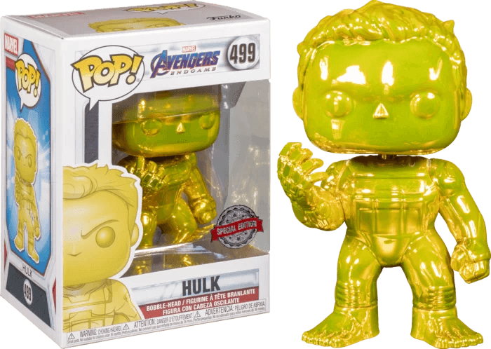 Funko Pop N°499 Funko Pop Avengers Endgame N°499 Hulk Orange Chromé – Marvel Édition Rare (occasion Funko Pop N°499 Funko Pop Avengers Endgame N°499 Hulk Orange Chromé – Marvel Édition Rare (occasion