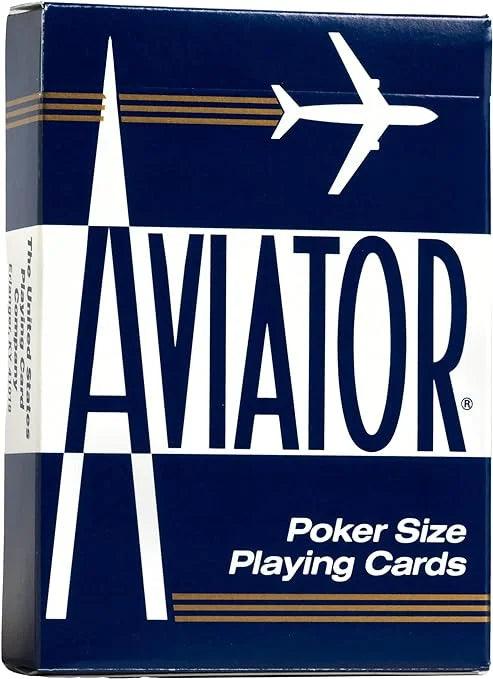 Aviator Blue Playing Cards - Eclipse Games Puzzles Novelties