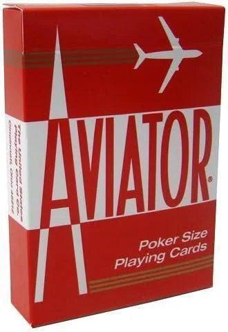 Aviator Red Playing Cards - Eclipse Games Puzzles Novelties