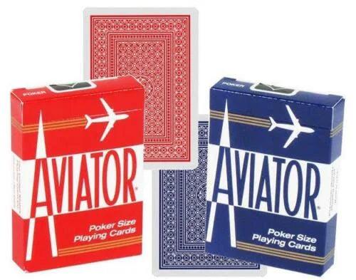 Aviator Red Playing Cards - Eclipse Games Puzzles Novelties