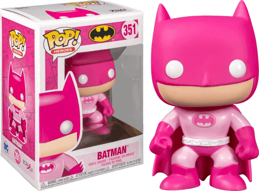 Batman - Batman Pink Breast Cancer Awareness Pop! Vinyl Figure #351 - Eclipse Games Puzzles Novelties