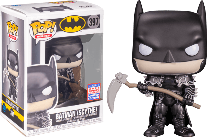 Batman with Scythe SDCC Pop! Vinyl Figure #397 - Eclipse Games Puzzles Novelties