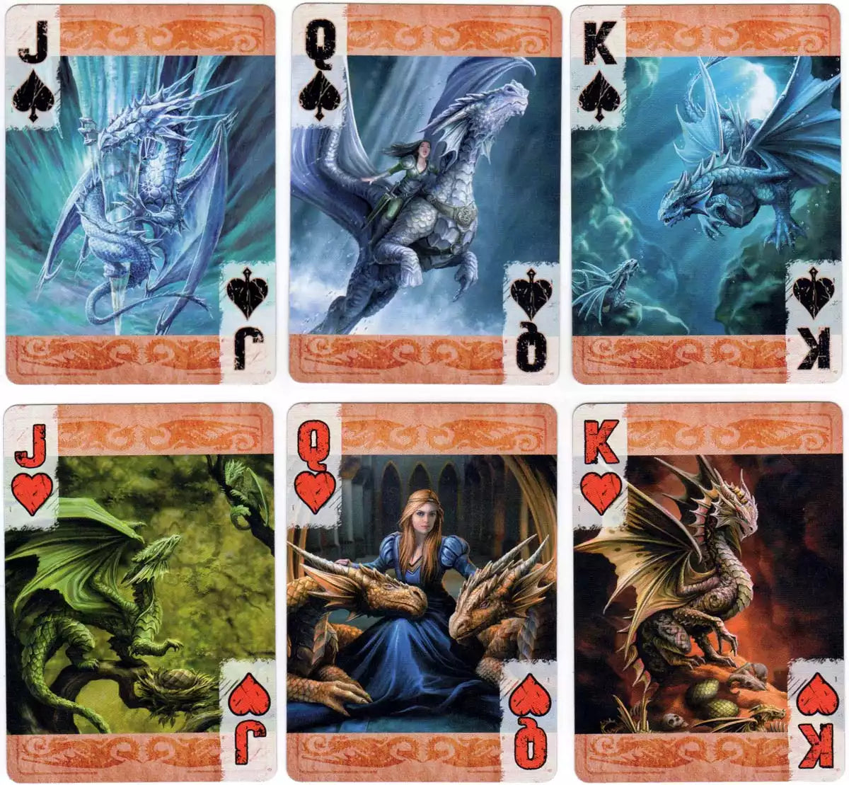 Bicycle Anne Stokes Age of Dragons Playing Cards - Eclipse Games Puzzles Novelties