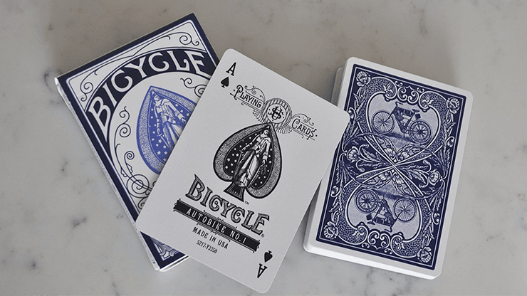 Bicycle Autobike No. 1 Blue Edition Playing Cards - Eclipse Games Puzzles Novelties