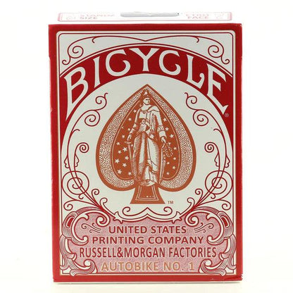 Bicycle Autobike No.1 Red Edition Playing Cards - Eclipse Games Puzzles Novelties