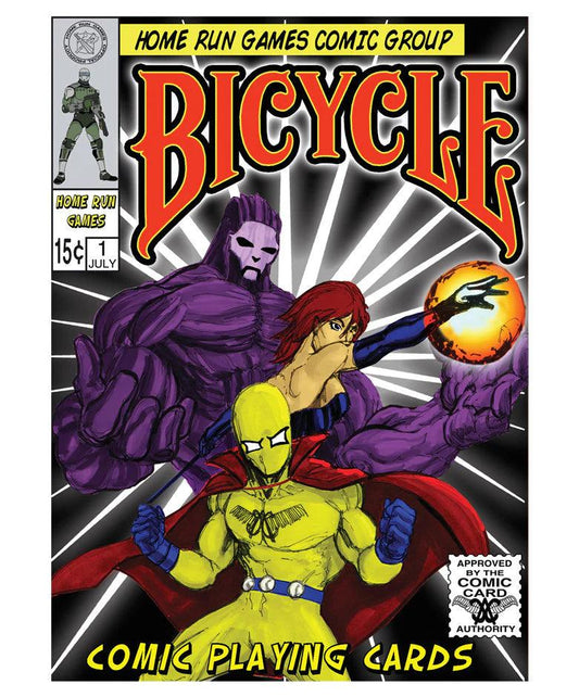 Bicycle Comic Cards by Home Run Games Comic Group - Eclipse Games Puzzles Novelties