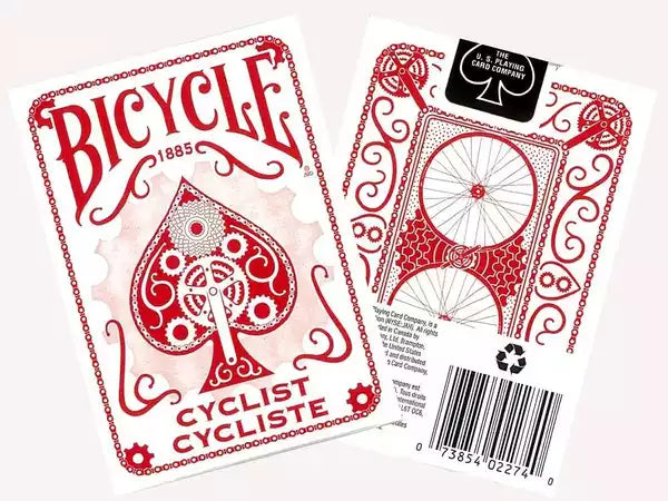 Bicycle Cyclist Red Playing Cards - Eclipse Games Puzzles Novelties