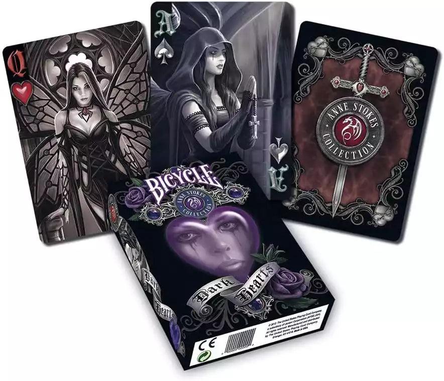 Bicycle Dark Hearts By Anne Stokes Playing Cards - Eclipse Games Puzzles Novelties
