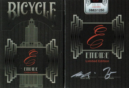Bicycle Empire Limited Edition Playing Cards Numbered and Signed - Eclipse Games Puzzles Novelties