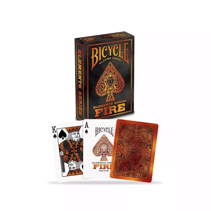 Bicycle Playing Cards - Elements Series Fire - Eclipse Games Puzzles Novelties