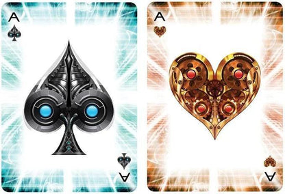 Bicycle Robotics Playing Cards - Eclipse Games Puzzles Novelties
