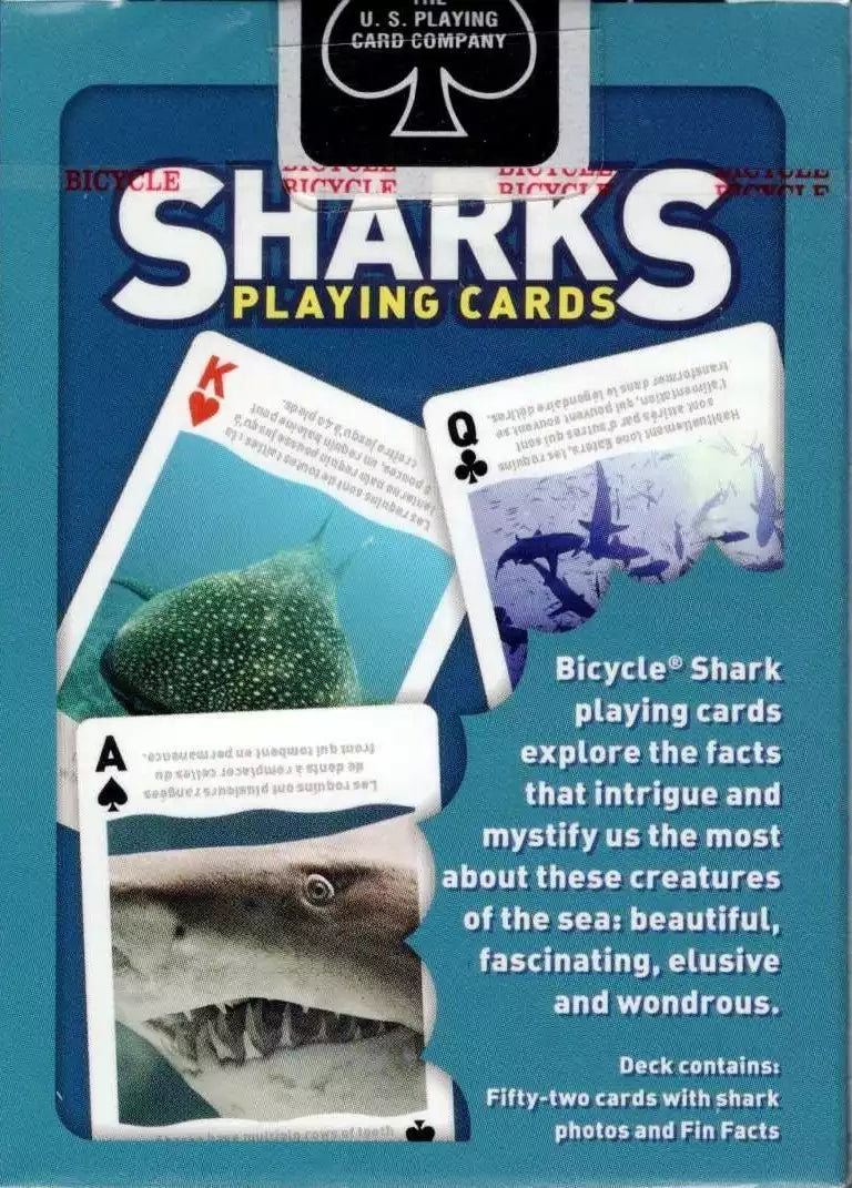 Bicycle Shark Playing Cards - Eclipse Games Puzzles Novelties