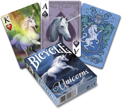 Bicycle Unicorn By Anne Stokes Playing Cards - Eclipse Games Puzzles Novelties