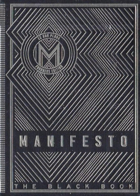 Black Book Manifesto Limited Edition Playing Cards - Eclipse Games Puzzles Novelties
