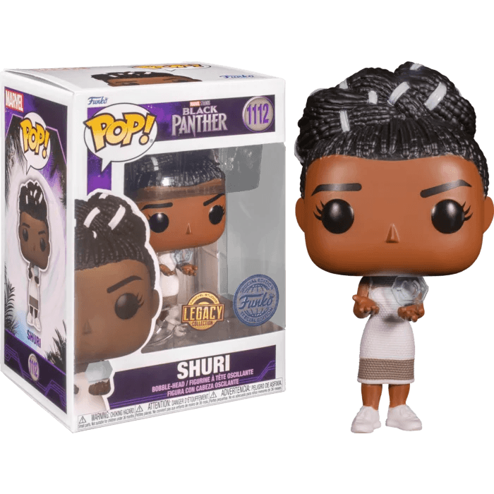 Black Panther: Legacy - Shuri Pop! Vinyl Figure #1112 - Eclipse Games Puzzles Novelties