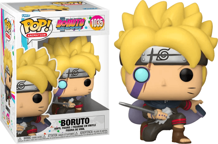 Boruto: Naruto Next Generations - Boruto Uzamaki with Marks Pop! Vinyl Figure #1035 - Eclipse Games Puzzles Novelties