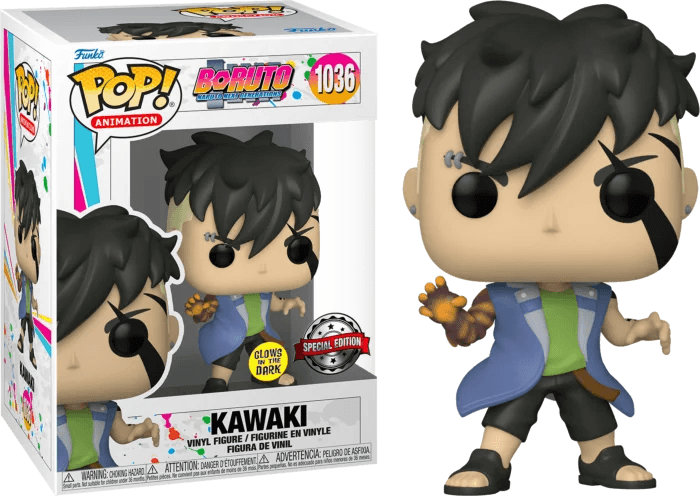 Boruto: Naruto Next Generations - Kawaki Glow in the Dark Pop! Vinyl Figure #1036 - Eclipse Games Puzzles Novelties