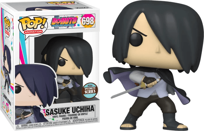 Boruto: Naruto Next Generations - Sasuke Uchiha with Missing Arm Pop! Vinyl Figure #698 - Eclipse Games Puzzles Novelties