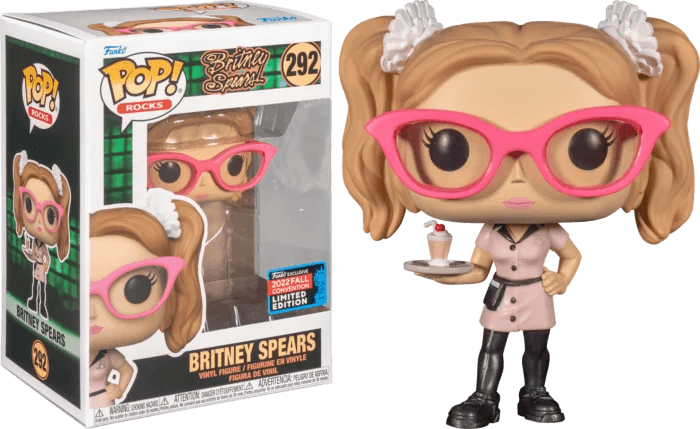 Britney Spears - Drive Me Crazy Pop! Vinyl Figure 2022 Fall Convention Exclusive #292 - Eclipse Games Puzzles Novelties