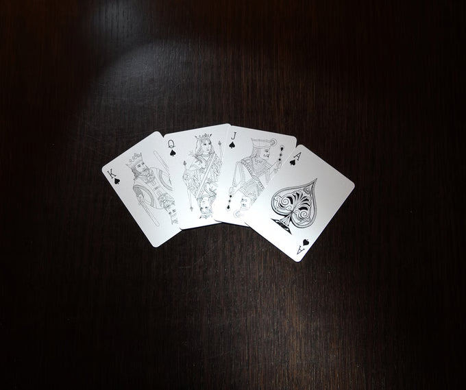 Choice Brown Playing Cards Rare 1st Edition