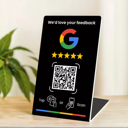 Google Review Stand NFC + QR Code