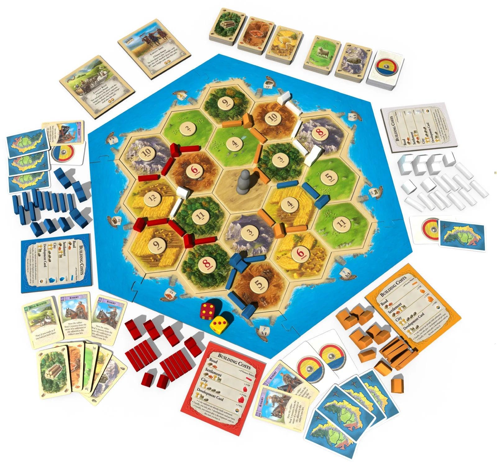 Catan Trade Build Settle Board Game Eclipse Games Puzzles Novelties