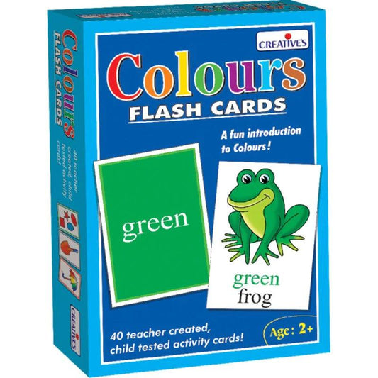 Colours Flash Cards - Eclipse Games Puzzles Novelties