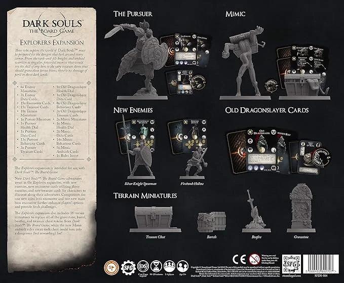 Dark Souls The Board Game Stretch Goals Wave 3 Explorers Expansion - Eclipse Games Puzzles Novelties