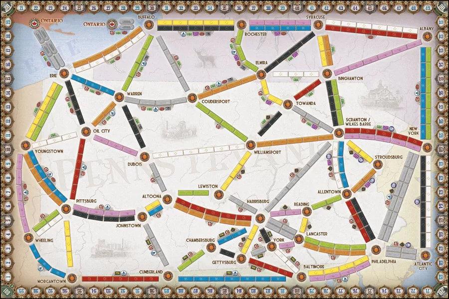 Days of Wonder Ticket to Ride United Kingdom 5 Expansion Board Game - Eclipse Games Puzzles Novelties