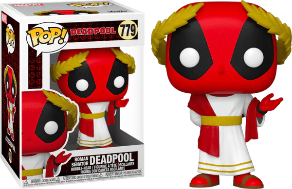 Deadpool - Roman Senator 30th Anniversary Pop! Vinyl #779 - Eclipse Games Puzzles Novelties