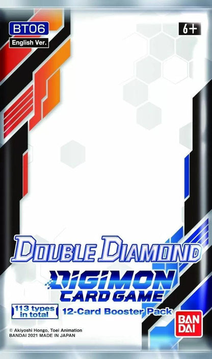 Digimon Card Game Double Diamond BT06 Booster Box - Eclipse Games Puzzles Novelties