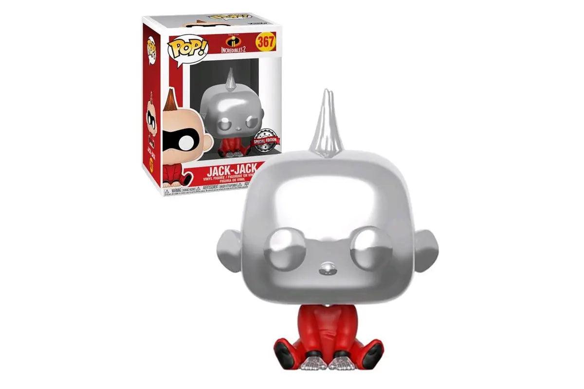 Disney Pixar Incredibles 2 Jack-Jack Chrome Pop! Vinyl #367 - Eclipse Games Puzzles Novelties