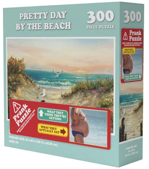 Doing Things Beach Prank 300 Pieces Jigsaw Puzzle - Eclipse Games Puzzles Novelties
