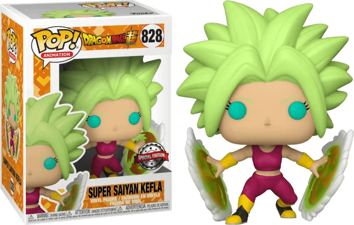 Dragon Ball Super - Super Saiyan Kefla Pop! Vinyl Figure #828 - Eclipse Games Puzzles Novelties