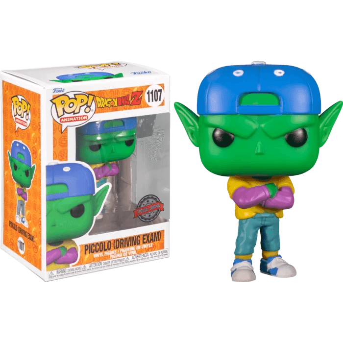 Dragon Ball Z - Piccolo in Driving Exam Outfit Pop! Vinyl Figure #1107 - Eclipse Games Puzzles Novelties