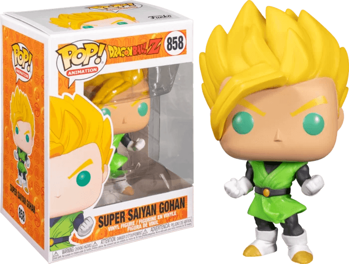 Dragon Ball Z - Super Saiyan Gohan in Green Suit Pop! Vinyl Figure #858 - Eclipse Games Puzzles Novelties