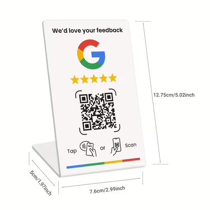 Google Review Stand NFC + QR Code