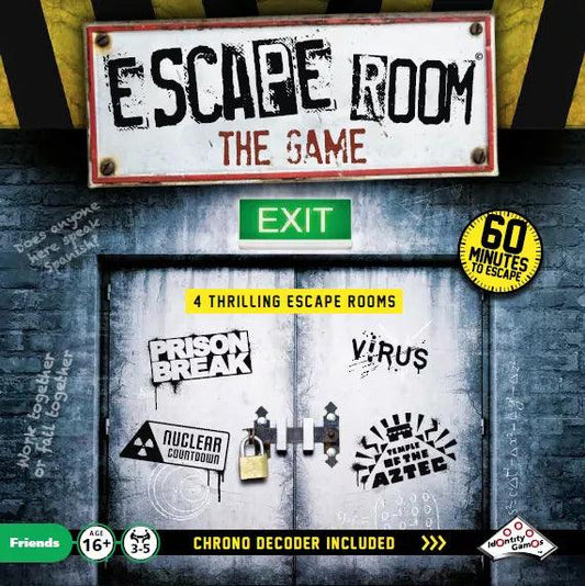 Escape Room the Game 4 Rooms Plus Chrono Decoder - Eclipse Games Puzzles Novelties