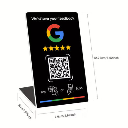 Google Review Stand NFC + QR Code