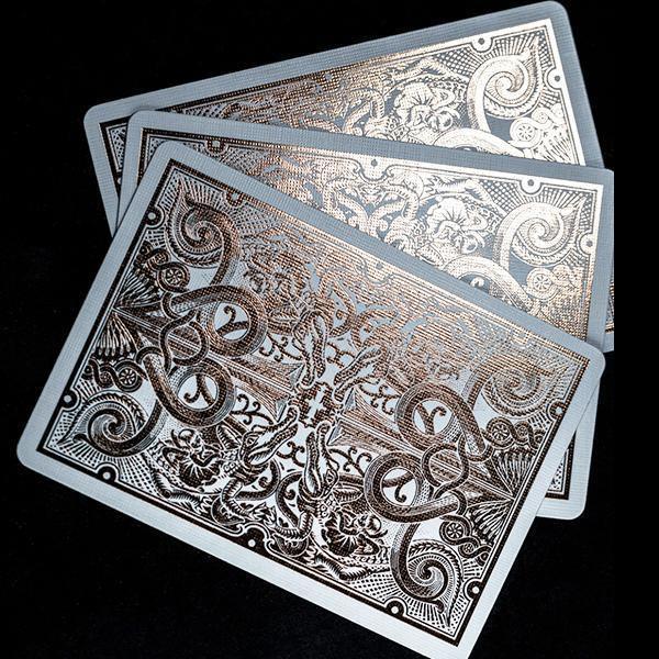 Gatorbacks Rose Gold Metallic Playing Cards by David Blaine - Eclipse Games Puzzles Novelties