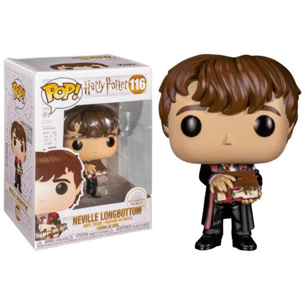 Harry Potter - Neville Longbottom with Monster Book Pop! Vinyl Figure #116 - Eclipse Games Puzzles Novelties