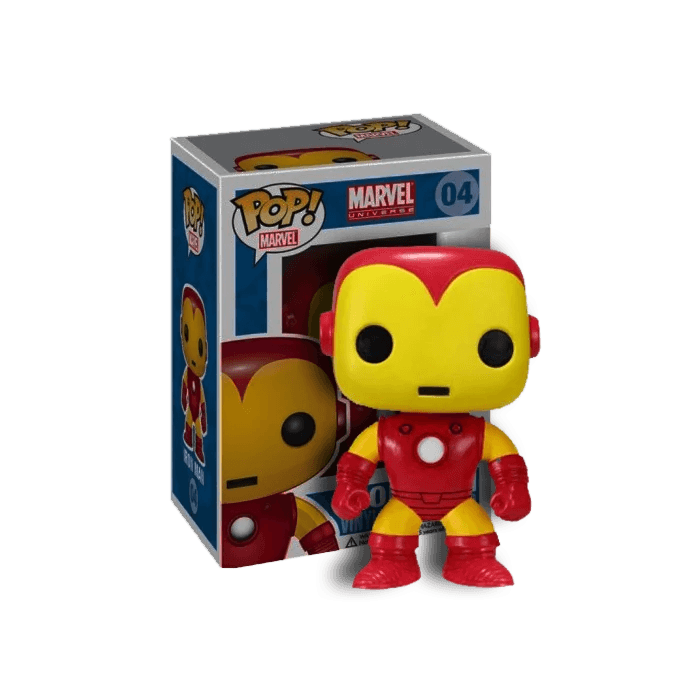 Iron Man - Iron Man Pop! Vinyl Bobble Head Figure #04 - Eclipse Games Puzzles Novelties