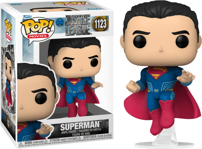 Justice League (2017) - Superman Flying Pop! Vinyl Figure #1123 - Eclipse Games Puzzles Novelties