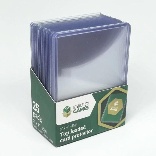LPG Top Loaded Card Protector 3"x4" 35pt - 25pc Pack - Eclipse Games Puzzles Novelties
