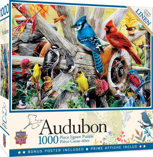 Masterpieces Backyard Birds 1000 Pieces Jigsaw Puzzle - Eclipse Games Puzzles Novelties