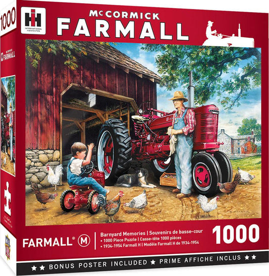 Masterpieces Barnyard Memories 1000 Pieces Jigsaw Puzzle - Eclipse Games Puzzles Novelties