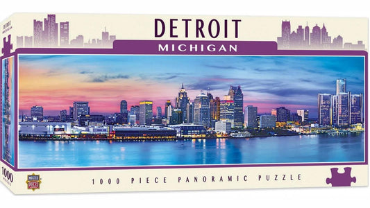 Masterpieces Detroit Michigan 1000 Pieces Jigsaw Puzzle - Eclipse Games Puzzles Novelties
