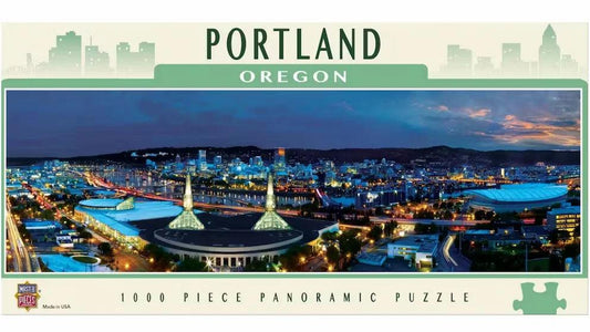 Masterpieces Portland Oregon 1000 Pieces Jigsaw Puzzle - Eclipse Games Puzzles Novelties