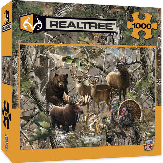 Masterpieces Real Tree Open Season 1000 Pieces Jigsaw Puzzle - Eclipse Games Puzzles Novelties