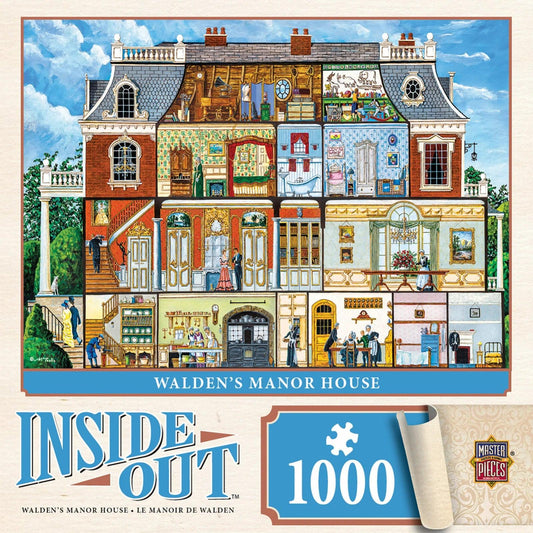 Masterpieces Waldens Manor House 1000 Pieces Jigsaw Puzzle - Eclipse Games Puzzles Novelties